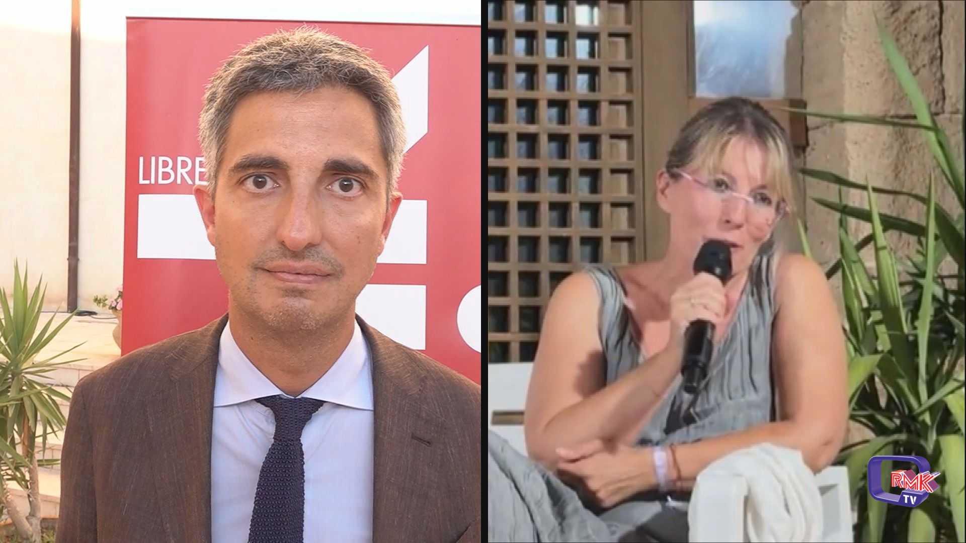 Carlo Calabrò e Sara Rattaro chiudono rispettivamente Una Badia di Libri e Libri sotto le Stelle